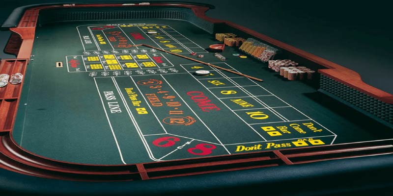 Craps table Layout and Bets